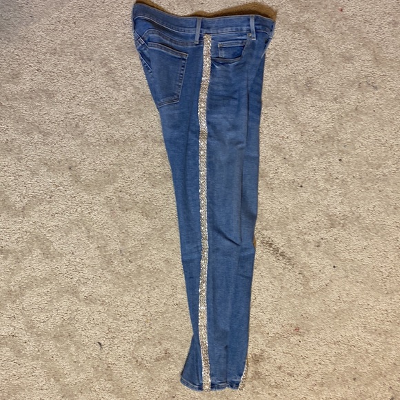 Loft Beaded Slim Pocket Skinny Jeans 27 - Picture 3 of 4